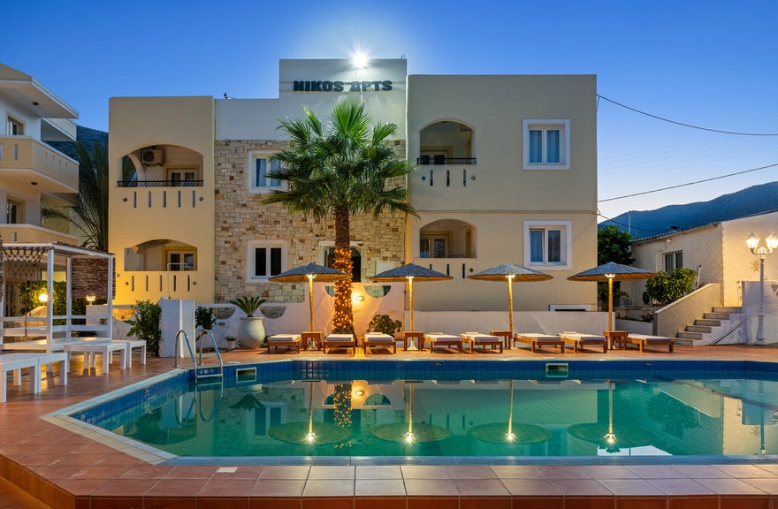Nikos Apartments In Crete Stalis Holidays From 307 Pp - 